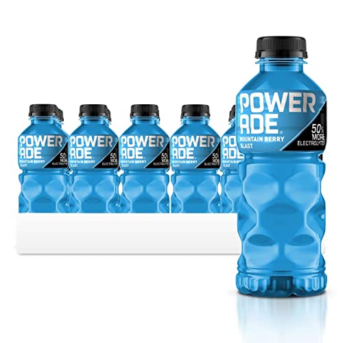 POWERADE Sports Drink Mountain Berry Blast, 20 Ounce Pack of 24