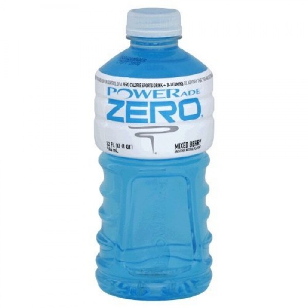 Powerade Zero Sports Drink, + B-vitamins, Mixed Berry 32 Fl Oz ...