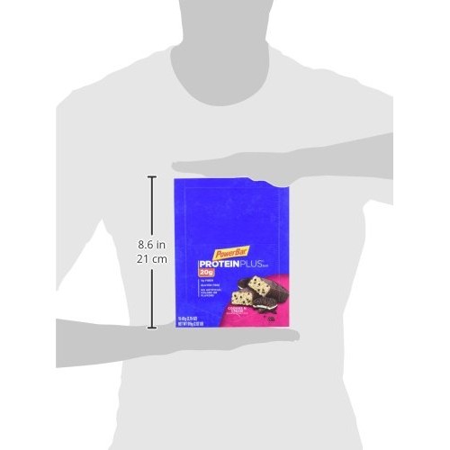 Powerbar Protein Plus Bar, Cookies &Amp; Cream, 2.15 Ounce Pack Of 15