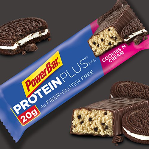 Powerbar Protein Plus Bar, Cookies &Amp; Cream, 2.15 Ounce Pack Of 15