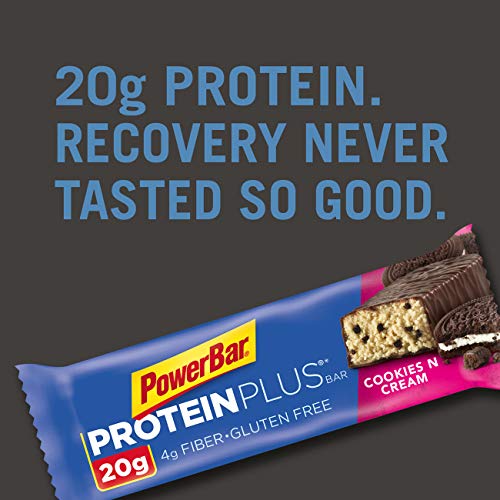 Powerbar Protein Plus Bar, Cookies &Amp; Cream, 2.15 Ounce Pack Of 15