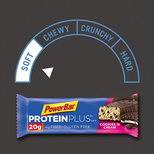 Powerbar Protein Plus Bar, Cookies &Amp; Cream, 2.15 Ounce Pack Of 15