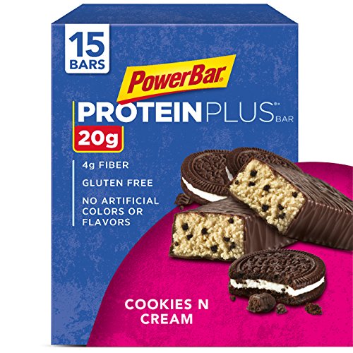 Powerbar Protein Plus Bar, Cookies &Amp; Cream, 2.15 Ounce Pack Of 15