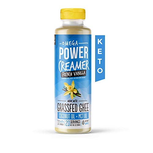 Omega Powercreamer - French Vanilla Keto Coffee Creamer - Grassf