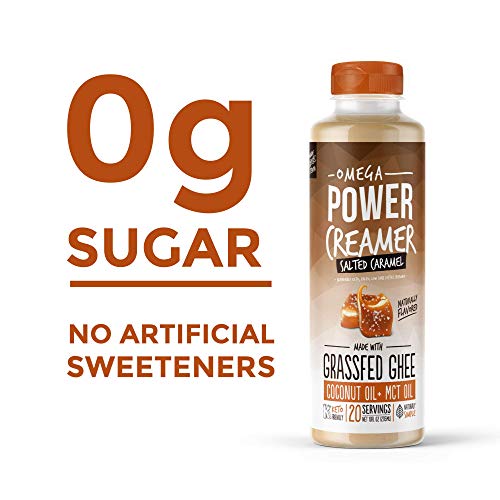 Omega Powercreamer - Salted Caramel Keto Coffee Creamer - Grass-