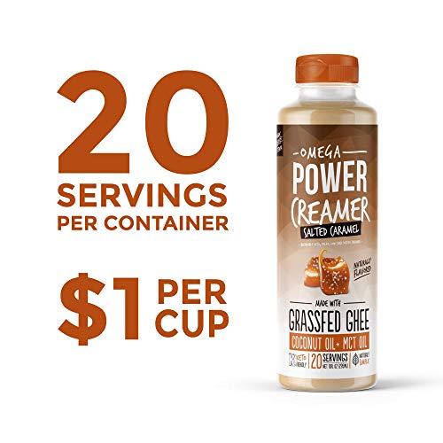 Omega Powercreamer - Salted Caramel Keto Coffee Creamer - Grass-