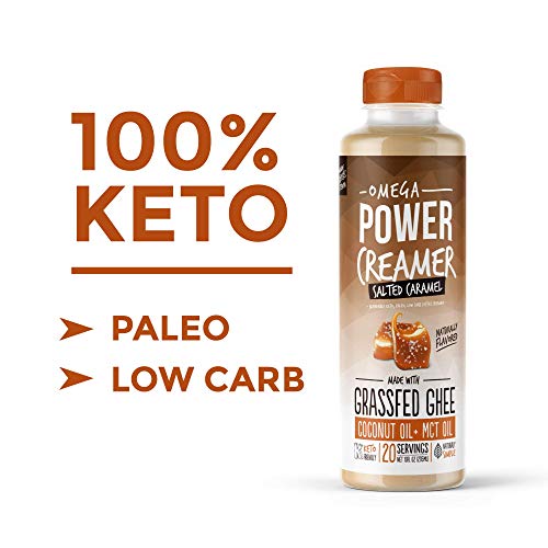 Omega Powercreamer - Salted Caramel Keto Coffee Creamer - Grass-