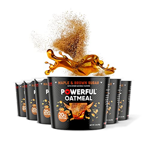 Powerful Instant Oatmeal Cup, High Protein, Whole Grain, Kosher,