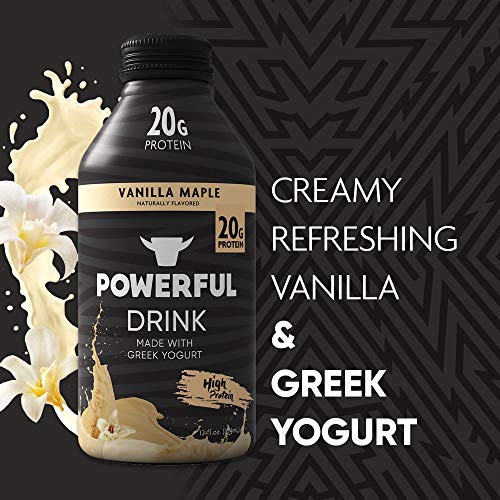 Powerful, High Protein Shakes, 20G Protein, Greek Yogurt, Low Ca
