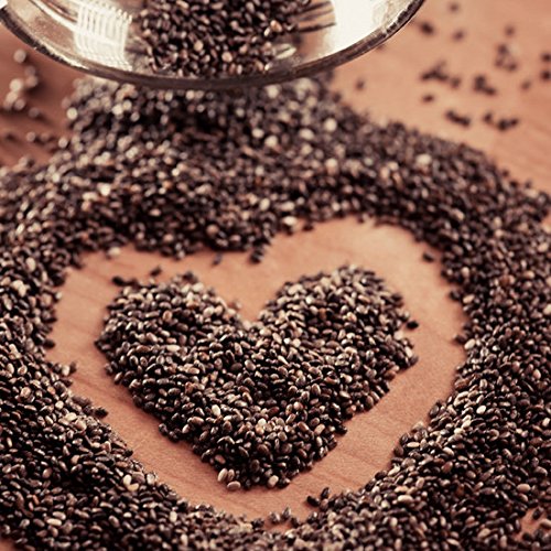6 Pounds Black Chia Seeds Pure Premium Vegan Glutan,From Mexico,