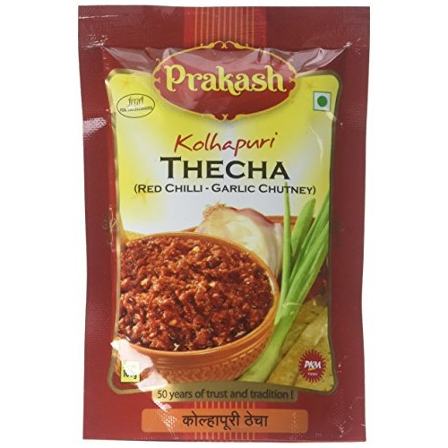 Prakash, Kolhapuri Thecha Red Chilli- Garlic Chutney, 100 Gram...