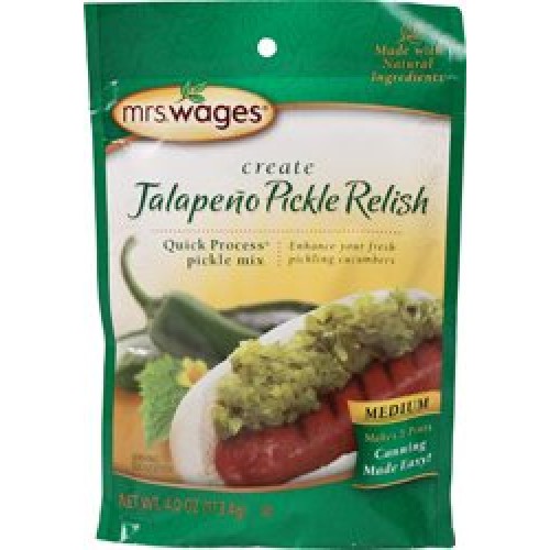 Precision Foods Mrs. Wages Quick Process Jalapeno Pickle Relish,