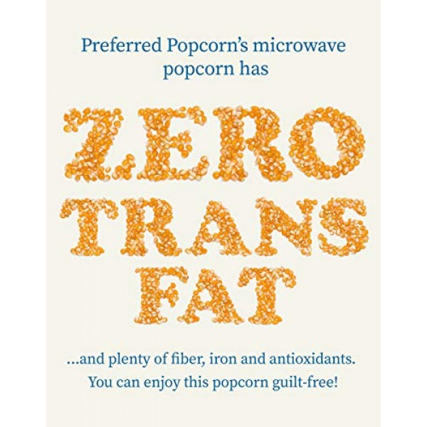 Preferred Popcorn Microwave Popcorn, Buttery Popcorn, 36 Pack -