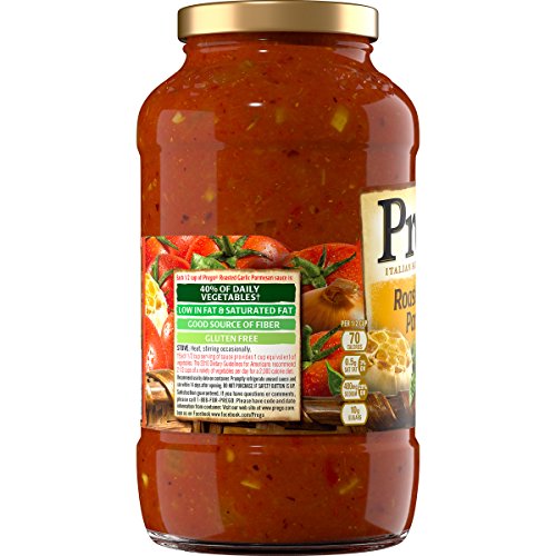 Prego Italian Pasta Sauce, Roasted Garlic Parmesan, 24 Ounce Pa