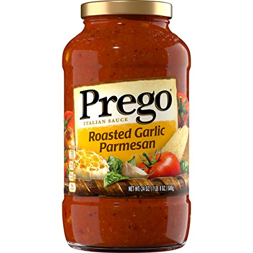 Prego Italian Pasta Sauce, Roasted Garlic Parmesan, 24 Ounce Pa