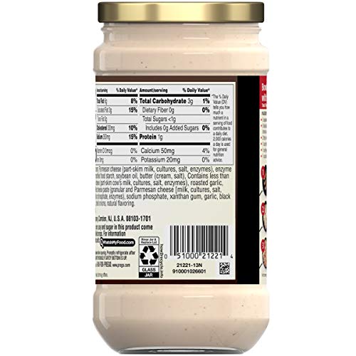 Prego Pasta Sauce, Alfredo Sauce With Roasted Garlic And Parmesa Prego Pasta Sauce, Alfredo Sauce With Roasted Garlic And Parmesa