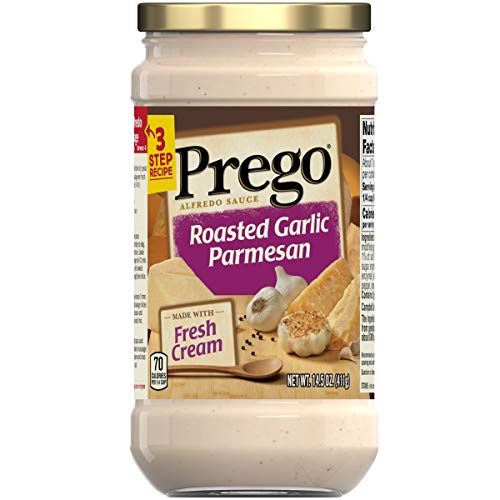 Prego Pasta Sauce, Alfredo Sauce With Roasted Garlic And Parmesa Prego Pasta Sauce, Alfredo Sauce With Roasted Garlic And Parmesa