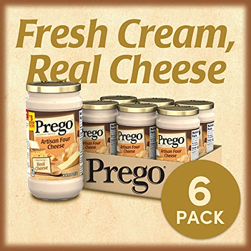Prego Pasta Sauce, Four Cheese Alfredo Sauce, 14.5 Ounce Jar Pa