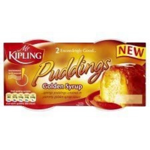 Mr Kipling Puddings Golden Syrup 2 X 85G