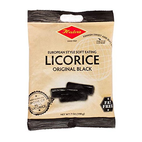Halva Soft Eating Licorice In A Bag 198 G