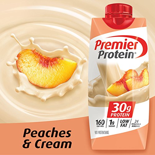 Premier Protein Protein Shake, Peaches And Cream, 12 Count