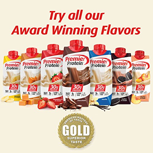 Premier Protein 30G Protein Shake, Caramel, 12 Count