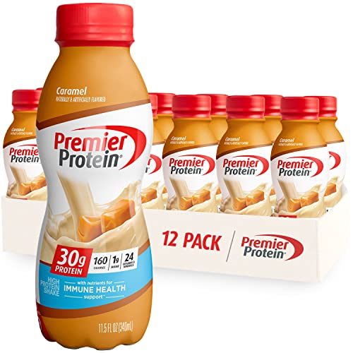 Premier Protein Shake, Caramel, 11.5 Fl. Oz Pack Of 12