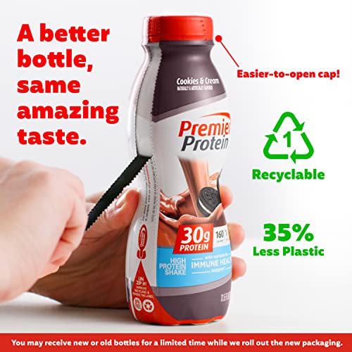 Premier Protein Shake, Cookies & Cream, 30g Protein, 1g Sugar, 2...