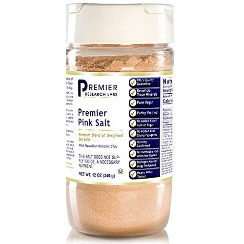 Premier Research Pink Salt, 12 Oz, Premium Blend Of Unrefined Se