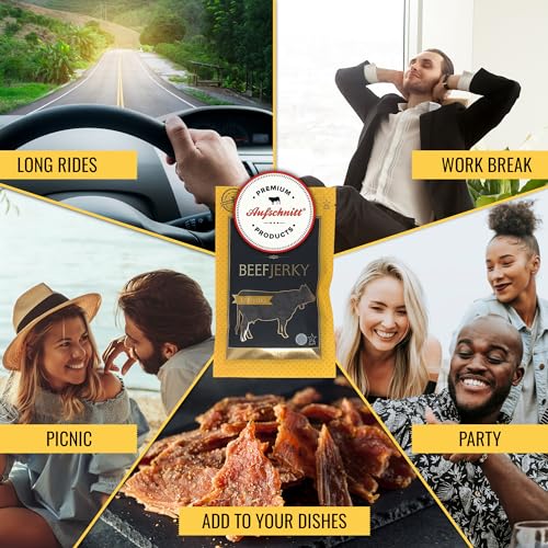 Aufschnitt Grass Fed Beef Jerky - Low Sodium, Certified Kosher -...