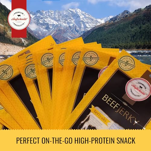 Aufschnitt Grass Fed Beef Jerky - Low Sodium, Certified Kosher -...