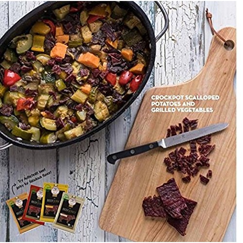 Aufschnitt Grass Fed Beef Jerky - Variety Pack - 5 Pack 2 Oz Ea