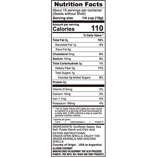 Jumbo Sunflower Seeds Oven Roasted With Sea Salt Value Pack - 3