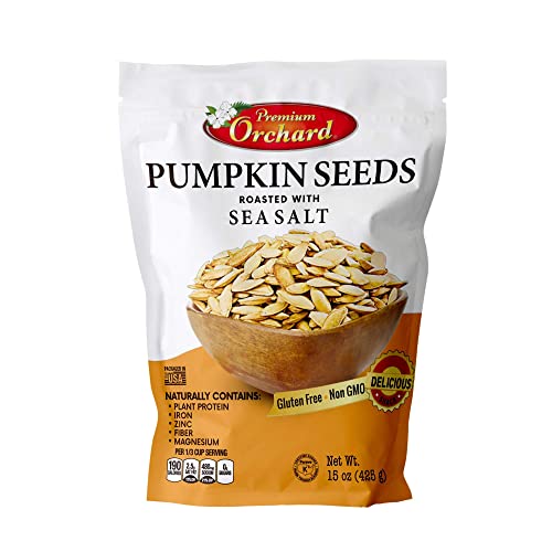 ROASTED PUMPKIN SEEDS to Eat in Shell by Premium Orchards MIXED ...