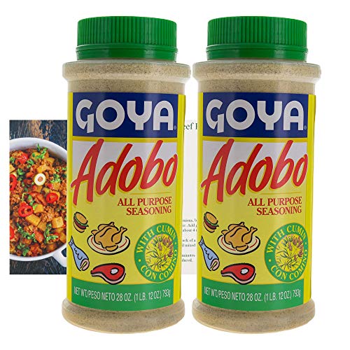 Goya Adobo All Purpose Seasoning With Cumin Bundle 2 Pack - Gr