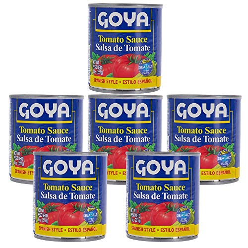 Goya Spanish Style Tomato Sauce Bundle 6 Pack - 8 Oz 227G -