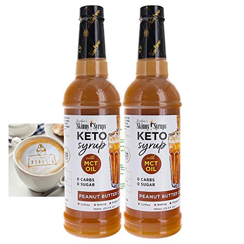 Jordans Skinny Syrups Keto Syrup Bundle 2 Pack - Sweetened Wi