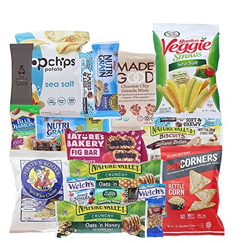 Healthy Snacks Care Package 20 Count Variety Snack Pack Assort