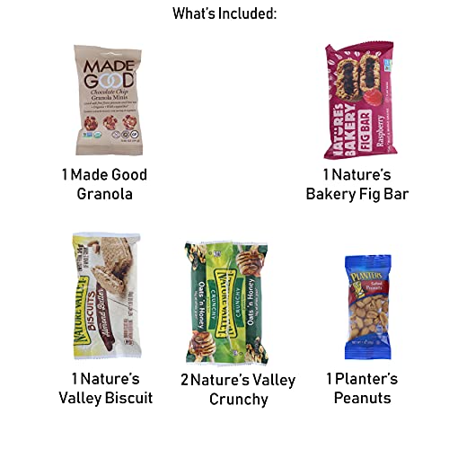 Healthy Snacks Care Package 20 Count Variety Snack Pack Assort