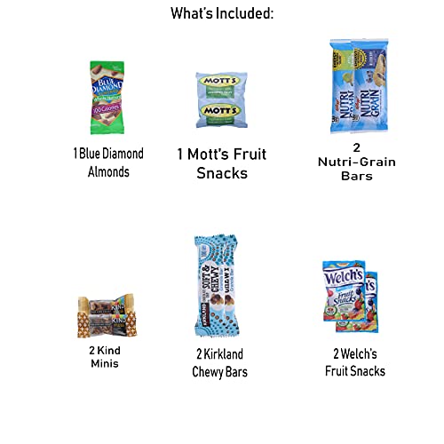 Healthy Snacks Care Package 20 Count Variety Snack Pack Assort