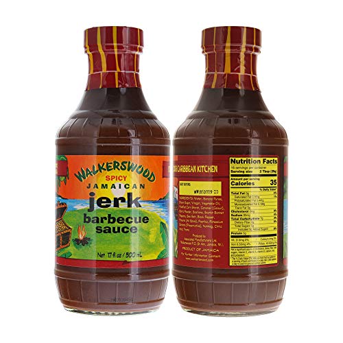 Walkerswood Jamaican Jerk Barbecue Sauce Bundle - 17 Fl Oz 500M