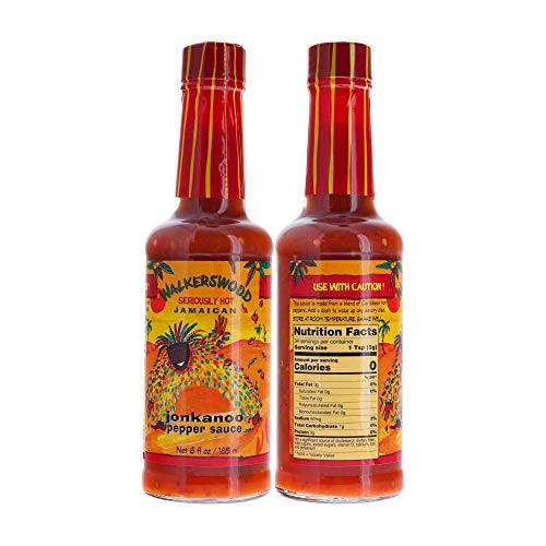 Walkerswood Jonkanoo Pepper Sauce Bundle 2 Pack - 6 Fl Oz 185