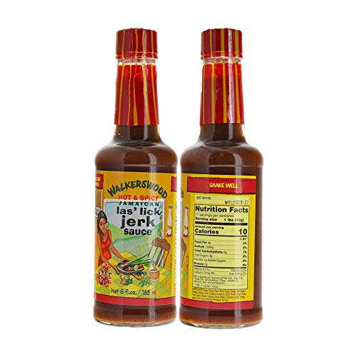 Walkerswood Las Lick Jerk Sauce Bundle 2 Pack - 6 Fl Oz 185M