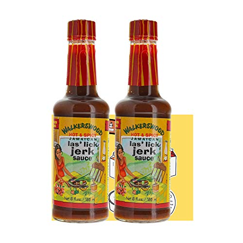 Walkerswood Las Lick Jerk Sauce Bundle 2 Pack - 6 Fl Oz 185M