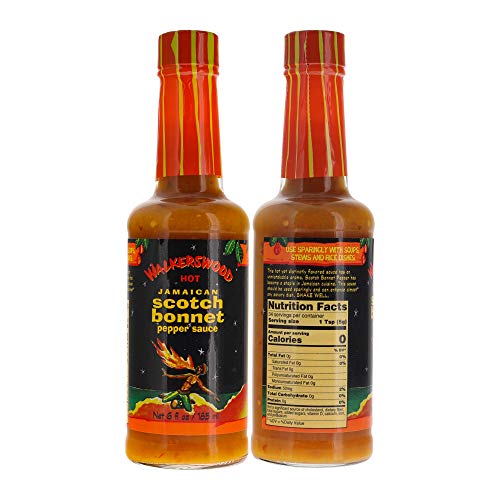 Walkerswood Scotch Bonnet Pepper Sauce Bundle - 6 Fl Oz 185Ml