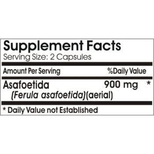 Asafoetida 900Mg * 180 Capsules 100 % Natural - By Earhnaturalsu