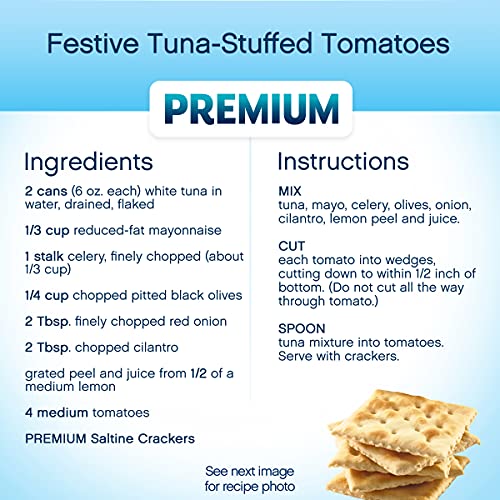 Premium Saltine Crackers, Original - Fresh Stacks, 13.6 Ounce P