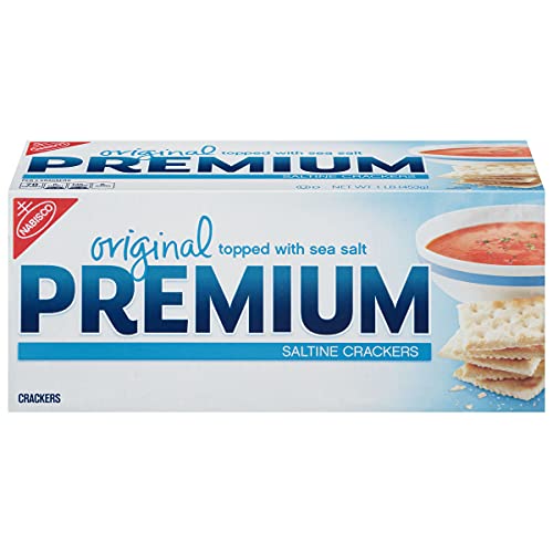 Premium Saltine Crackers, Original, 16-Ounce Box
