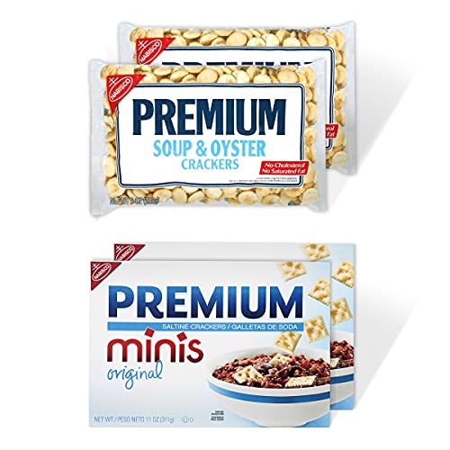 Premium Crackers Variety Pack, Soup &Amp; Oyster Crackers , 2 Bags A