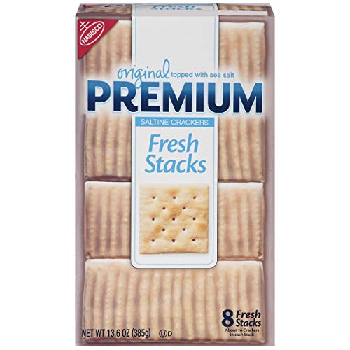 Premium Original Fresh Stacks Saltine Crackers, 13.6 Oz, 2 Pack